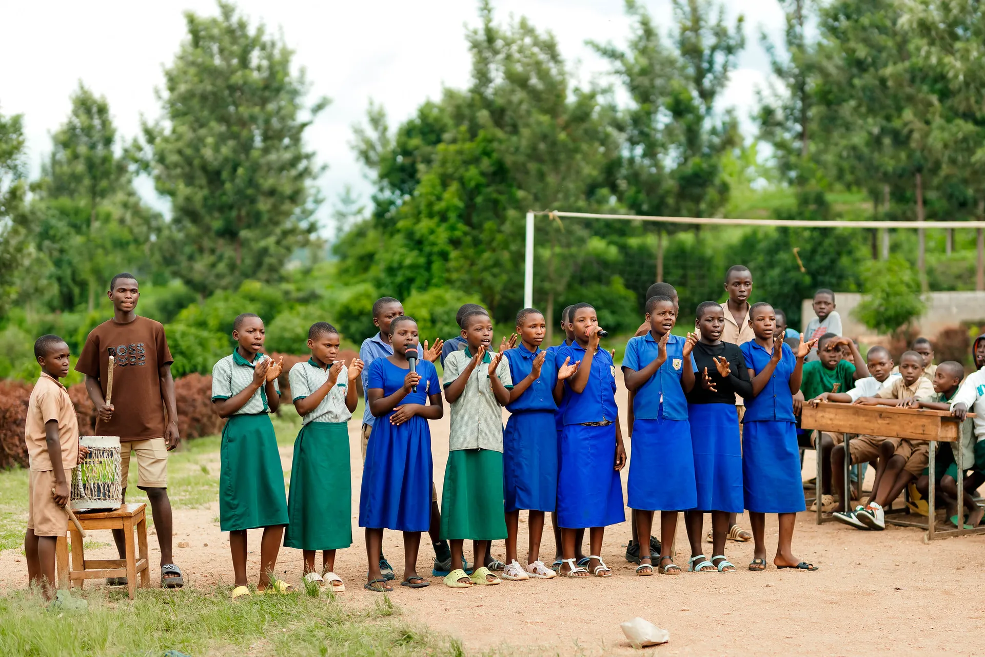 Education session in Rwanda