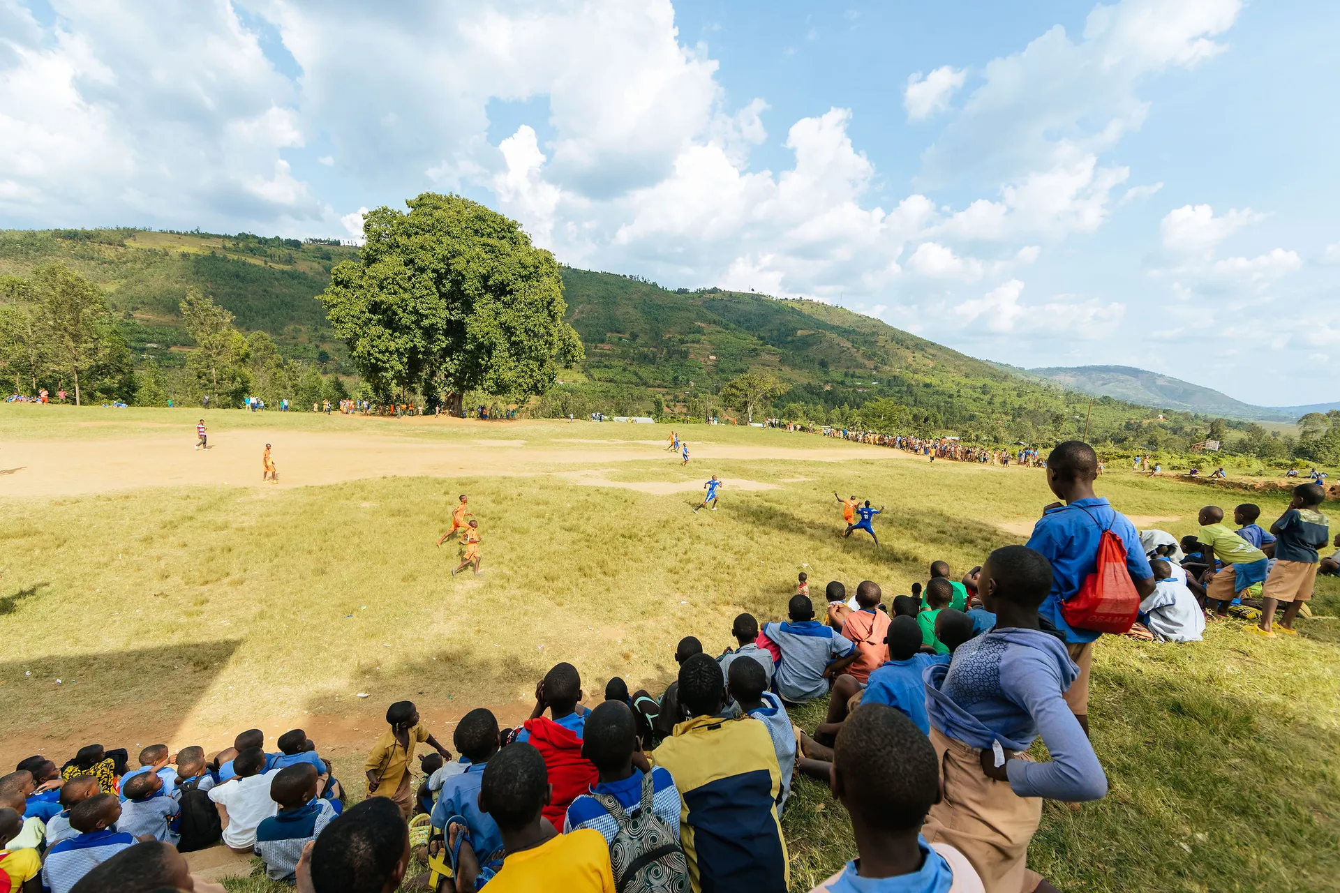 Community near Lake Kivu in Rwanda